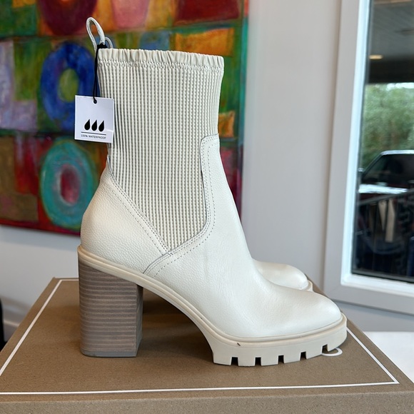 Dolce Vita Marni H2O Boots Ivory 9 NEW - Picture 9 of 12